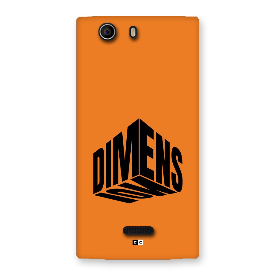 Dimension Typography Back Case for Canvas Nitro 2 E311