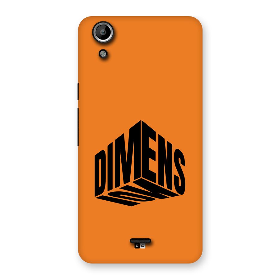 Dimension Typography Back Case for Canvas Selfie Lens Q345