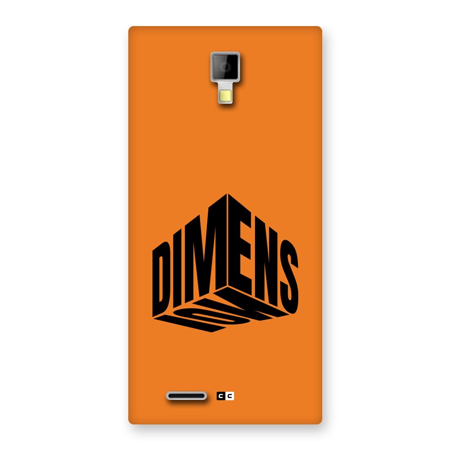 Dimension Typography Back Case for Canvas Xpress A99