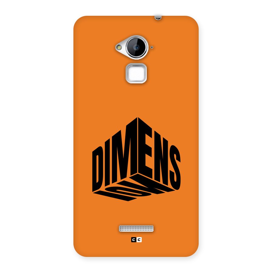 Dimension Typography Back Case for Coolpad Note 3
