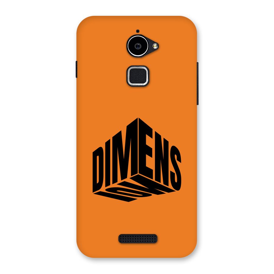 Dimension Typography Back Case for Coolpad Note 3 Lite