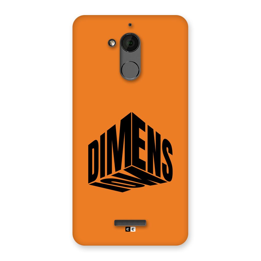 Dimension Typography Back Case for Coolpad Note 5
