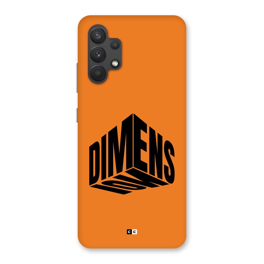 Dimension Typography Back Case for Galaxy A32