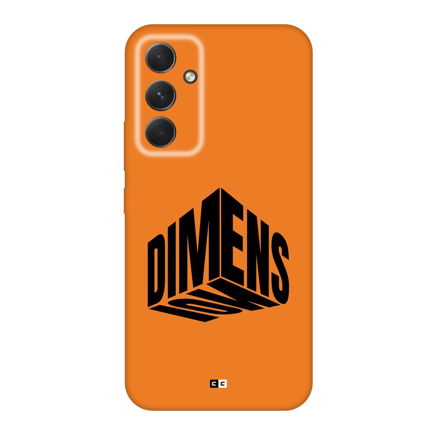 Dimension Typography Back Case for Galaxy A54