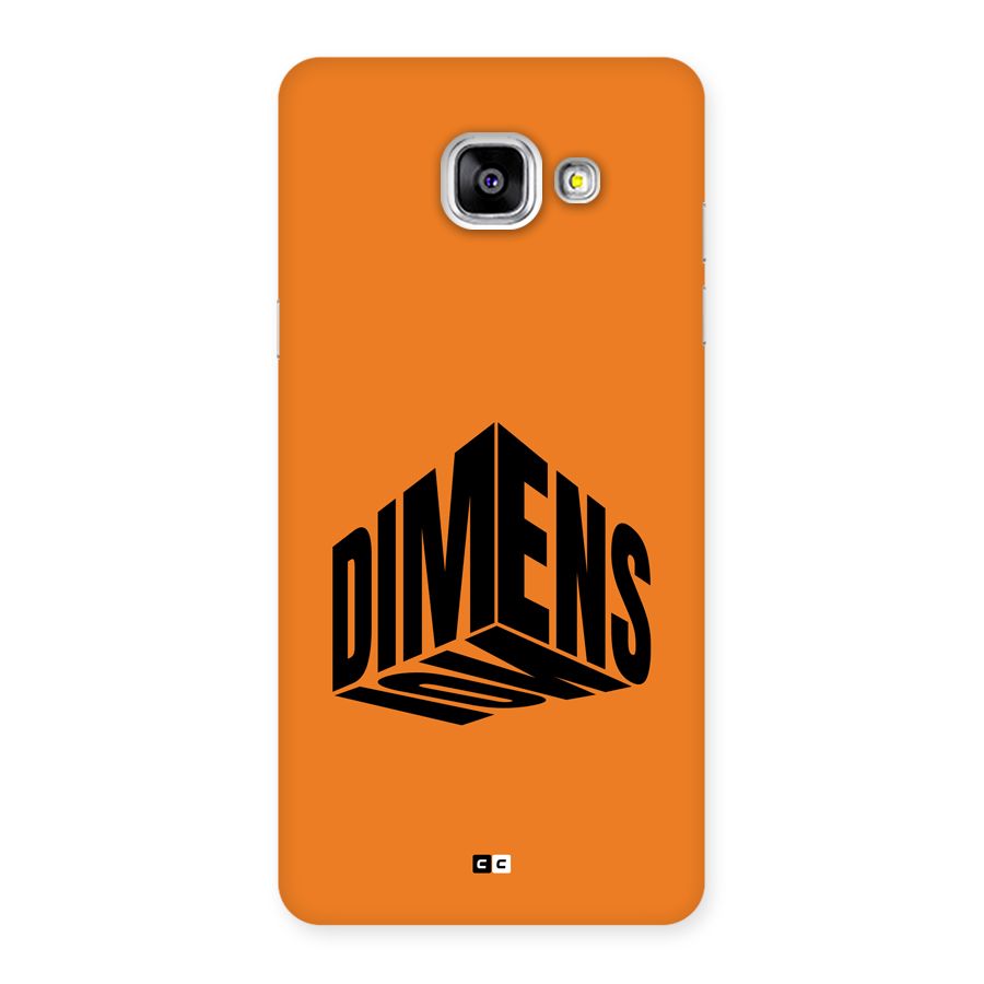 Dimension Typography Back Case for Galaxy A5 (2016)