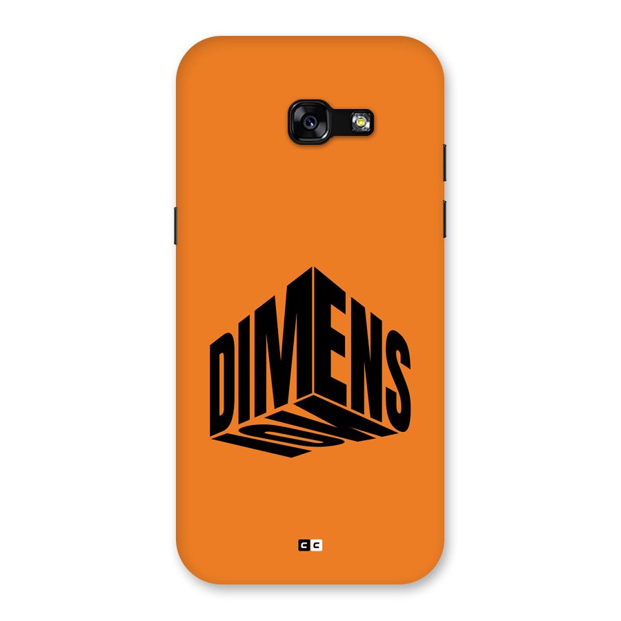 Dimension Typography Back Case for Galaxy A5 2017