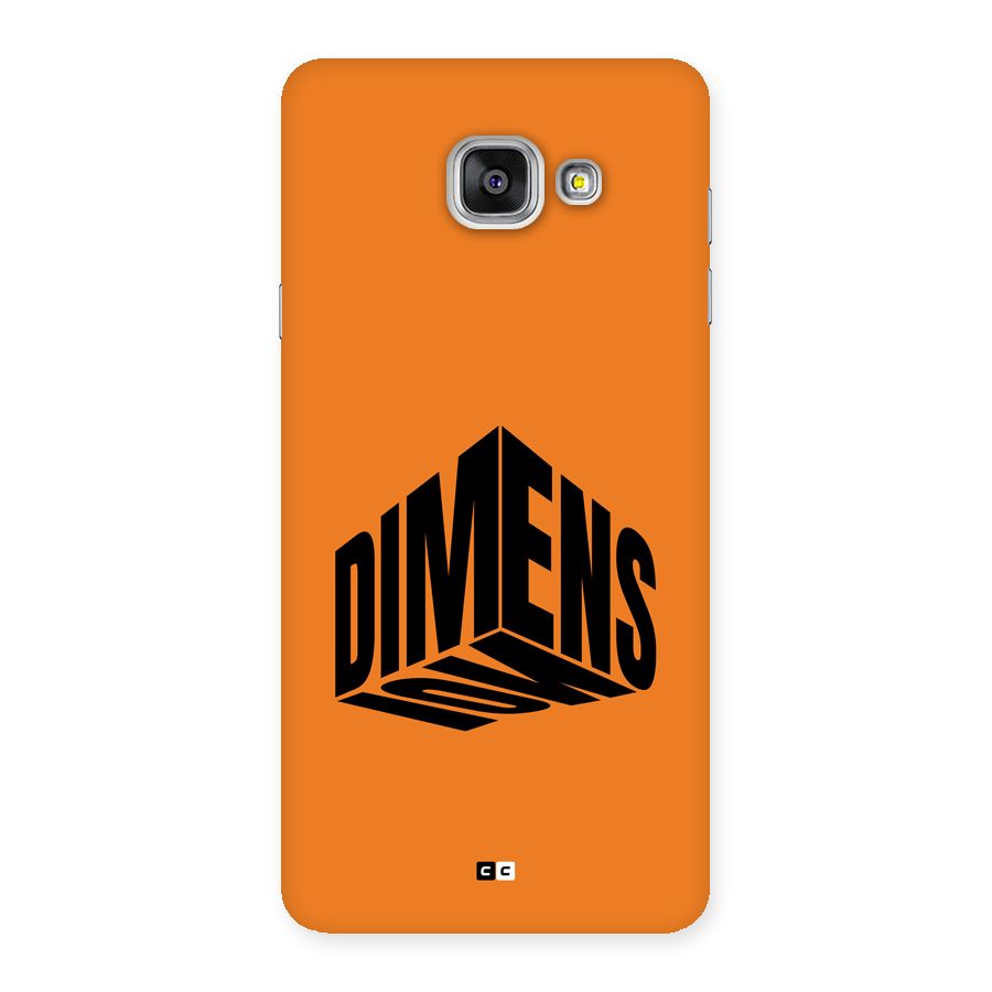 Dimension Typography Back Case for Galaxy A7 (2016)