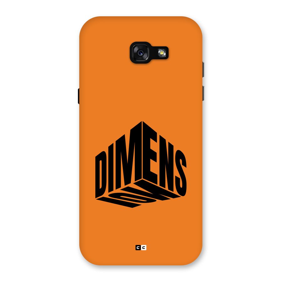 Dimension Typography Back Case for Galaxy A7 (2017)