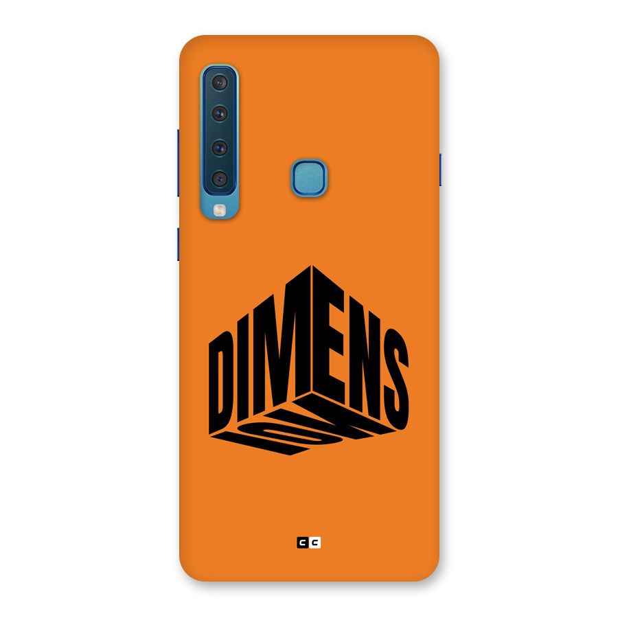 Dimension Typography Back Case for Galaxy A9 (2018)