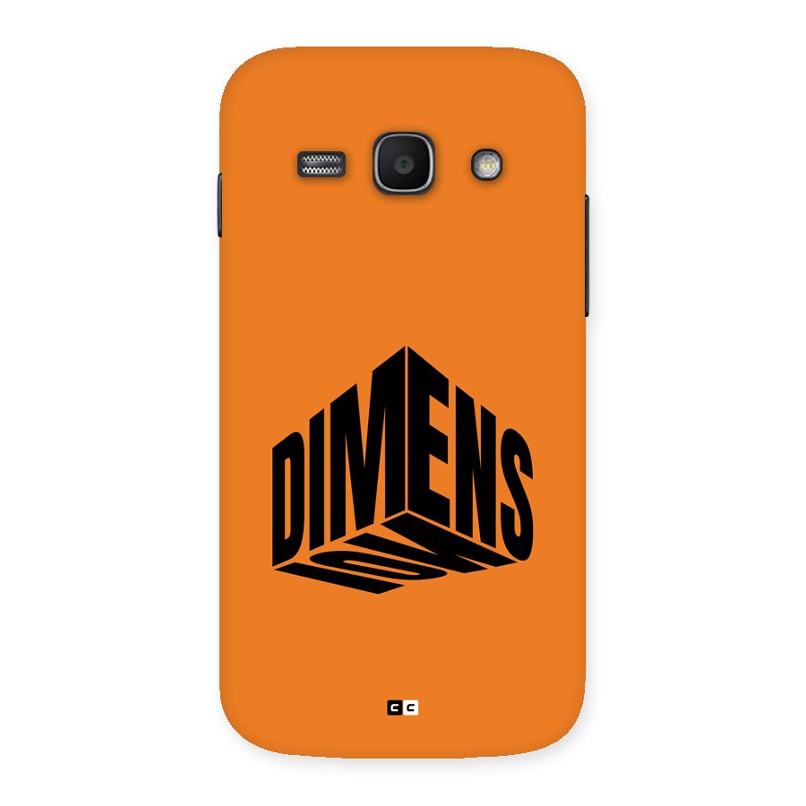 Dimension Typography Back Case for Galaxy Ace3