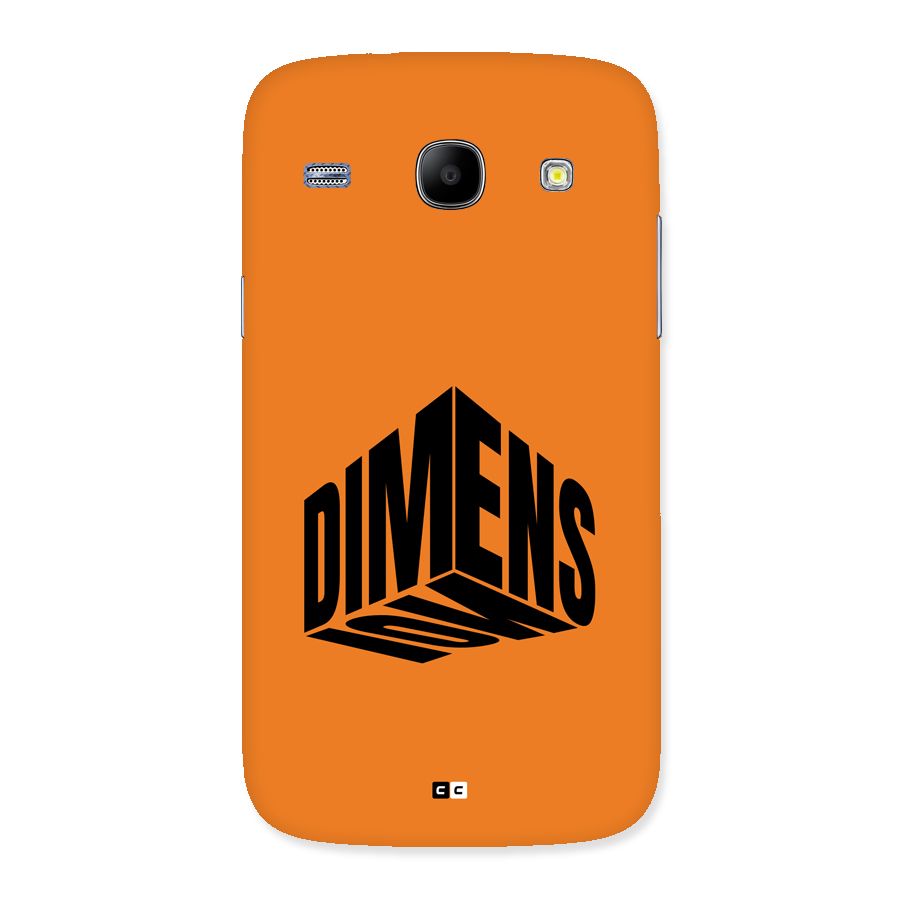 Dimension Typography Back Case for Galaxy Core