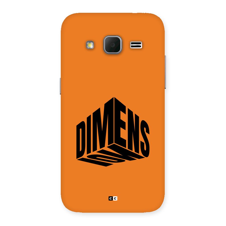 Dimension Typography Back Case for Galaxy Core Prime