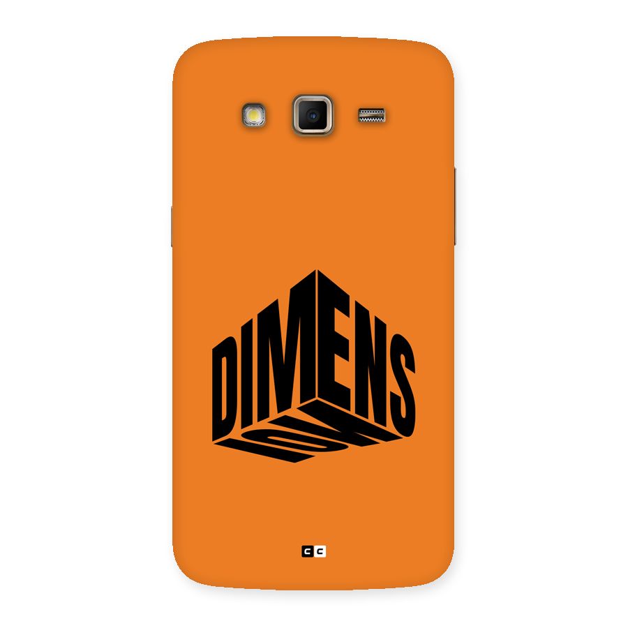 Dimension Typography Back Case for Galaxy Grand 2
