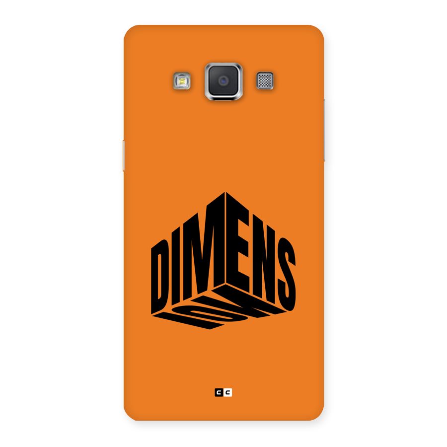 Dimension Typography Back Case for Galaxy Grand 3