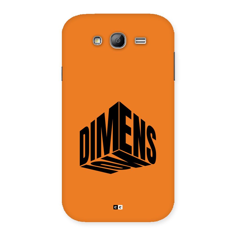 Dimension Typography Back Case for Galaxy Grand Neo Plus