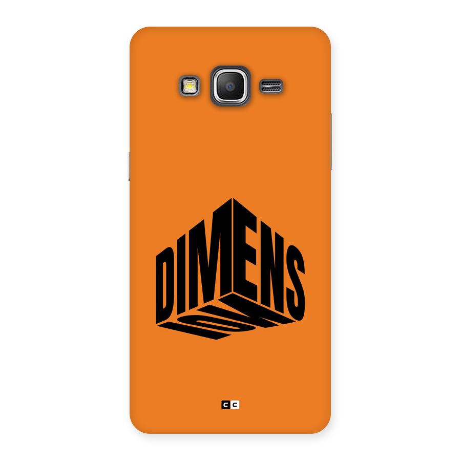 Dimension Typography Back Case for Galaxy Grand Prime