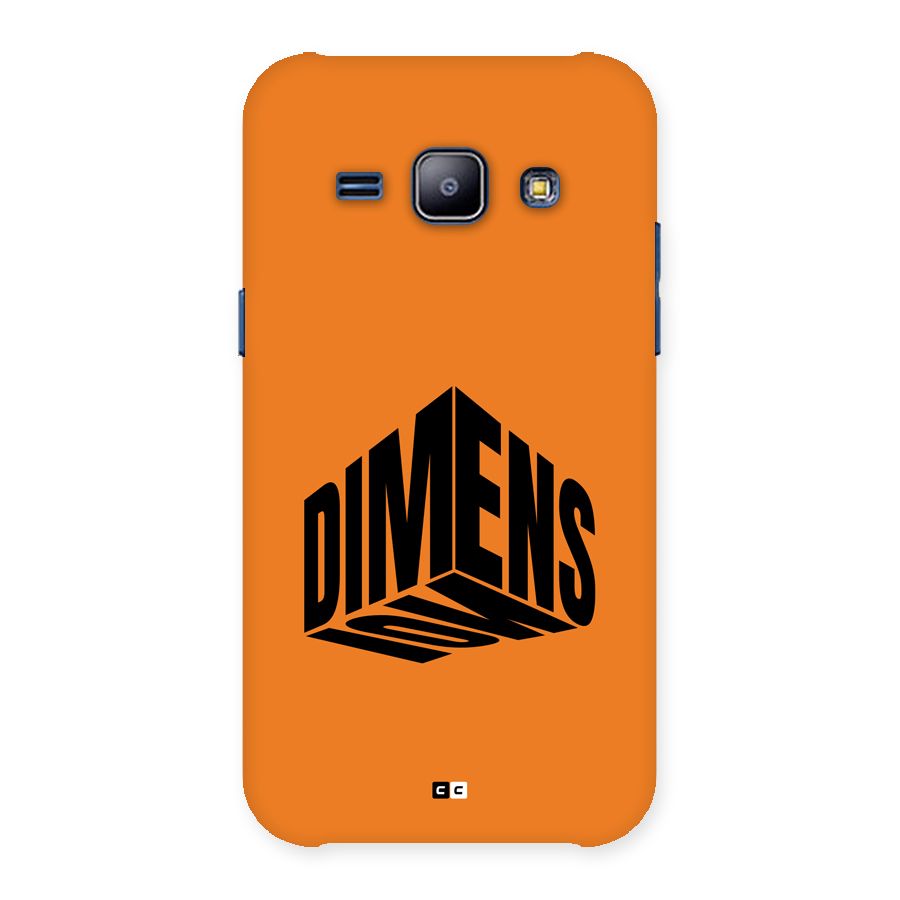 Dimension Typography Back Case for Galaxy J1