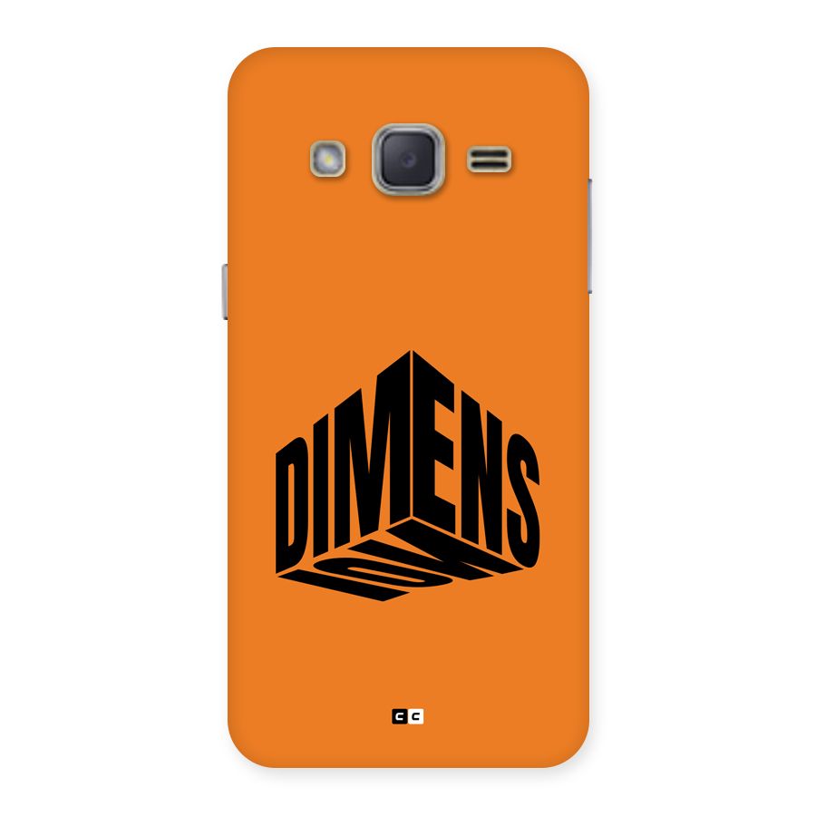 Dimension Typography Back Case for Galaxy J2