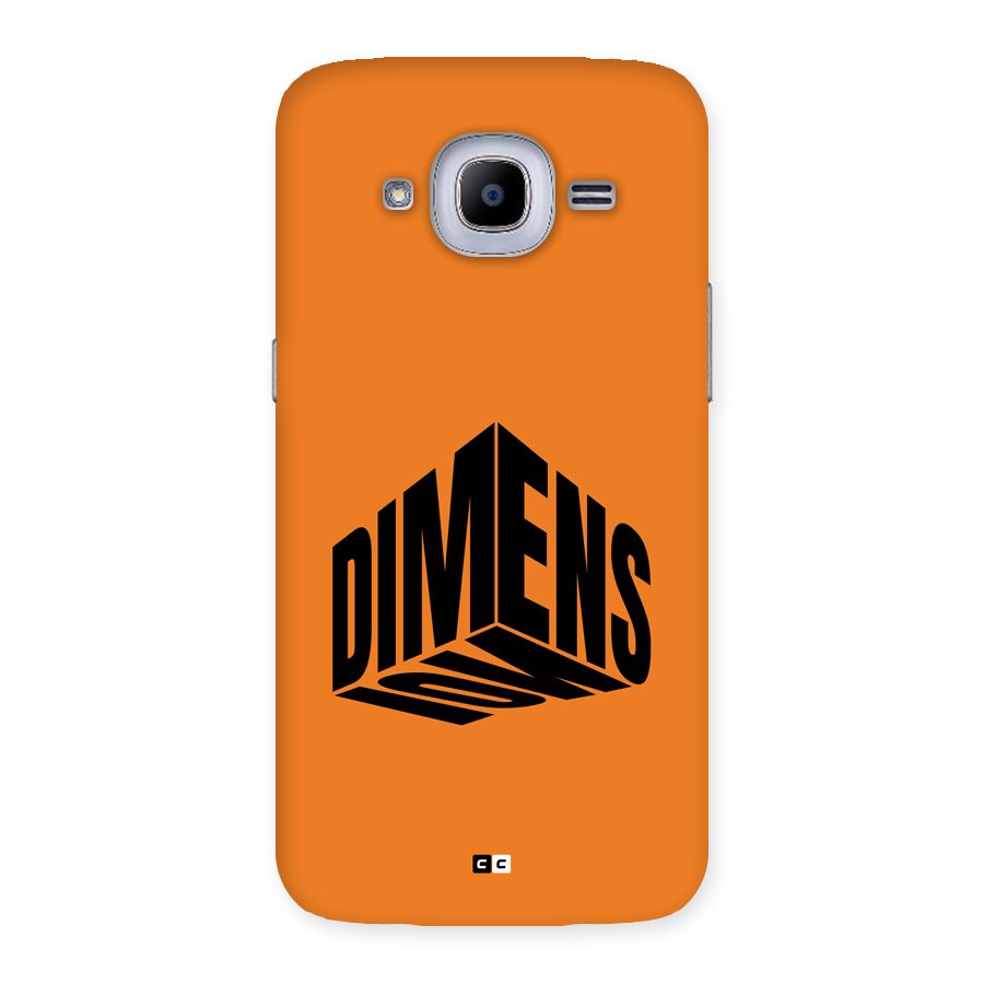 Dimension Typography Back Case for Galaxy J2 2016