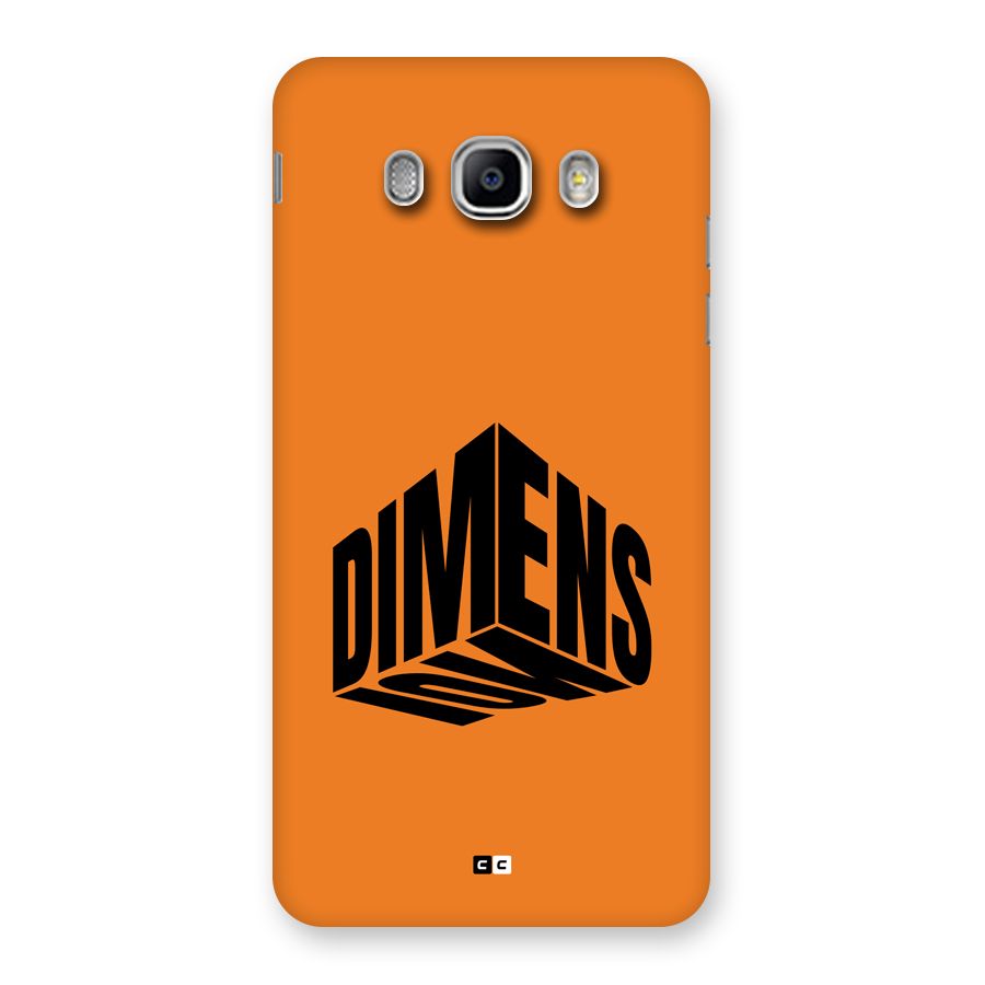 Dimension Typography Back Case for Galaxy J5 2016