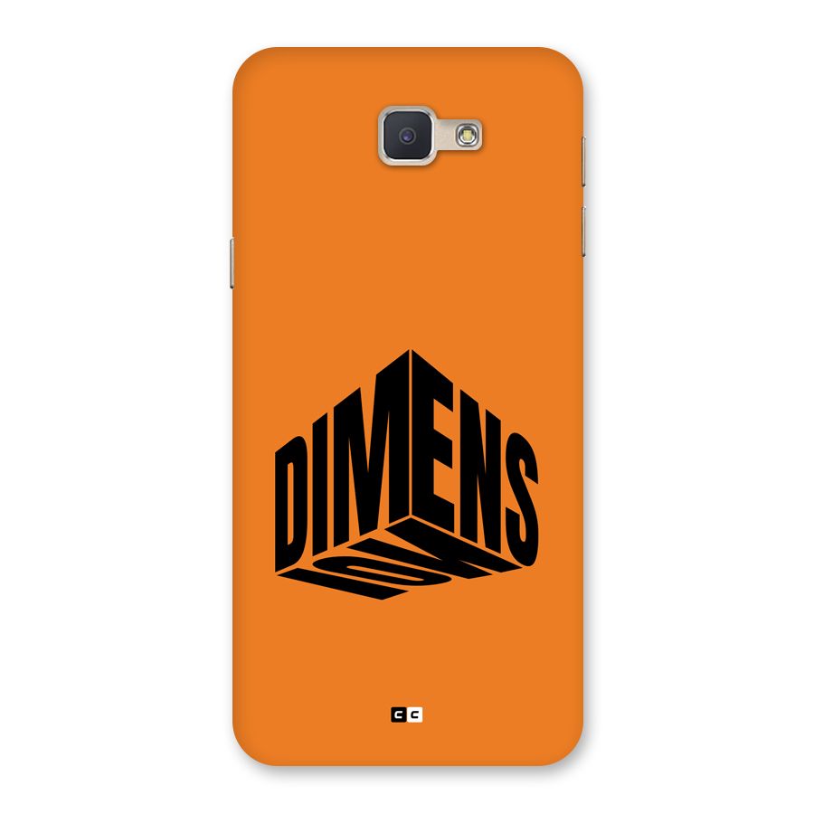Dimension Typography Back Case for Galaxy J5 Prime