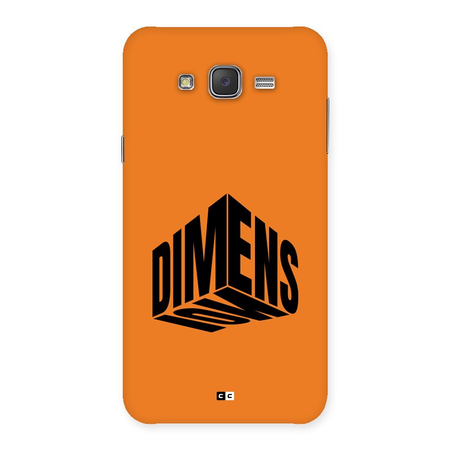 Dimension Typography Back Case for Galaxy J7
