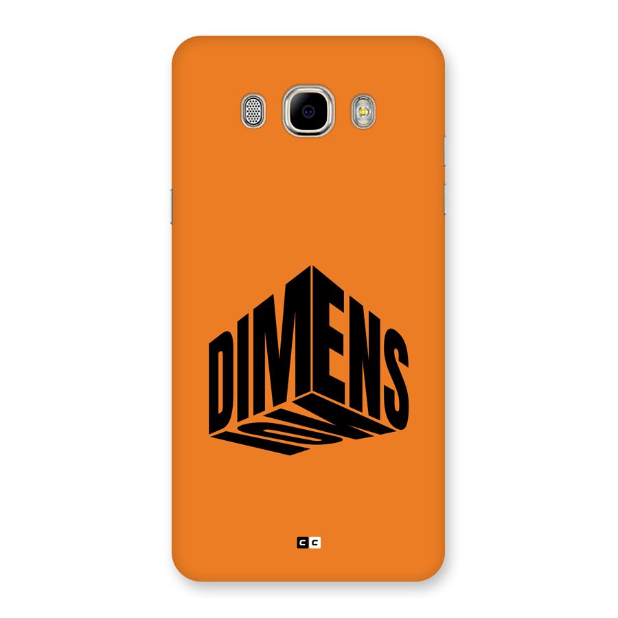 Dimension Typography Back Case for Galaxy J7 2016