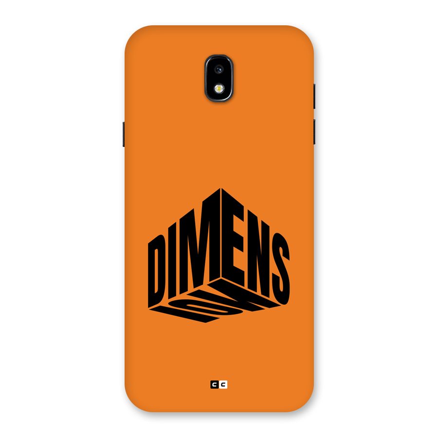 Dimension Typography Back Case for Galaxy J7 Pro