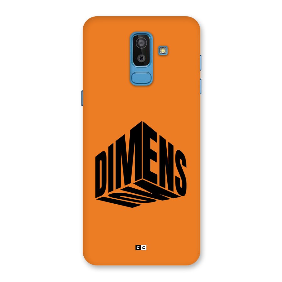 Dimension Typography Back Case for Galaxy J8
