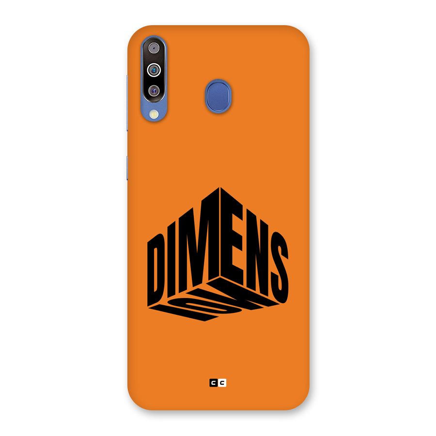 Dimension Typography Back Case for Galaxy M30