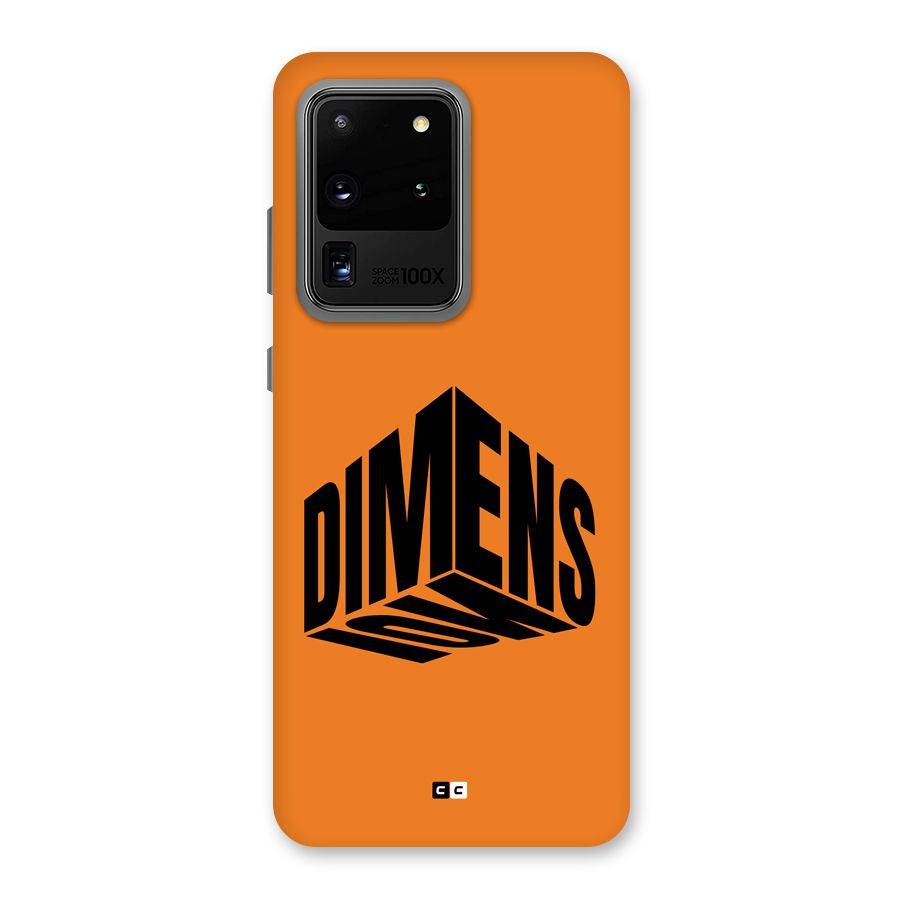 Dimension Typography Back Case for Galaxy S20 Ultra