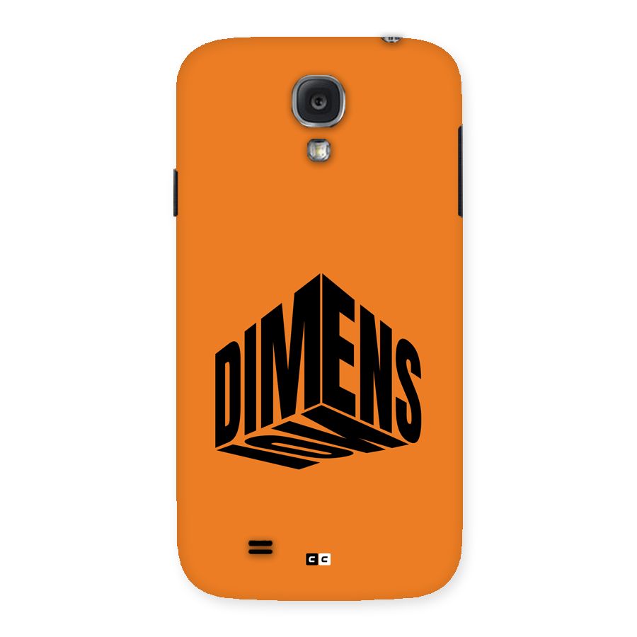 Dimension Typography Back Case for Galaxy S4