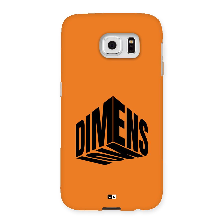 Dimension Typography Back Case for Galaxy S6
