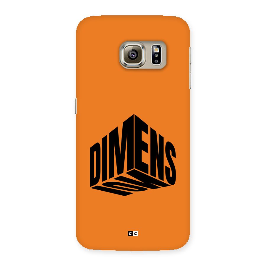 Dimension Typography Back Case for Galaxy S6 edge