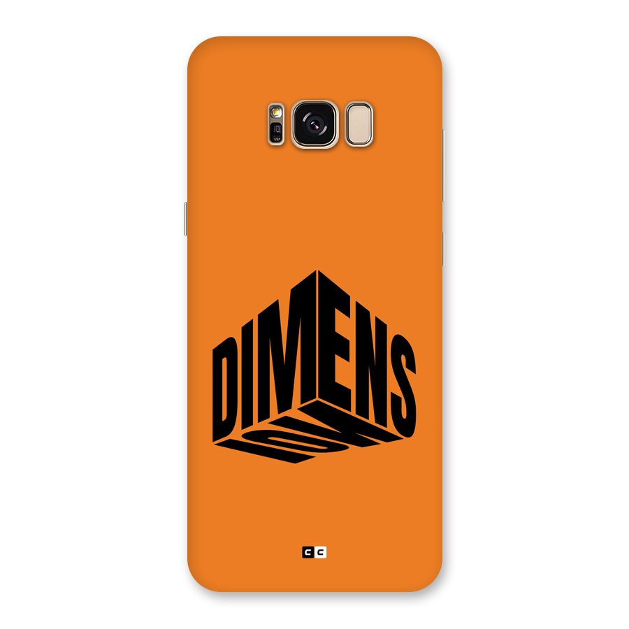Dimension Typography Back Case for Galaxy S8 Plus