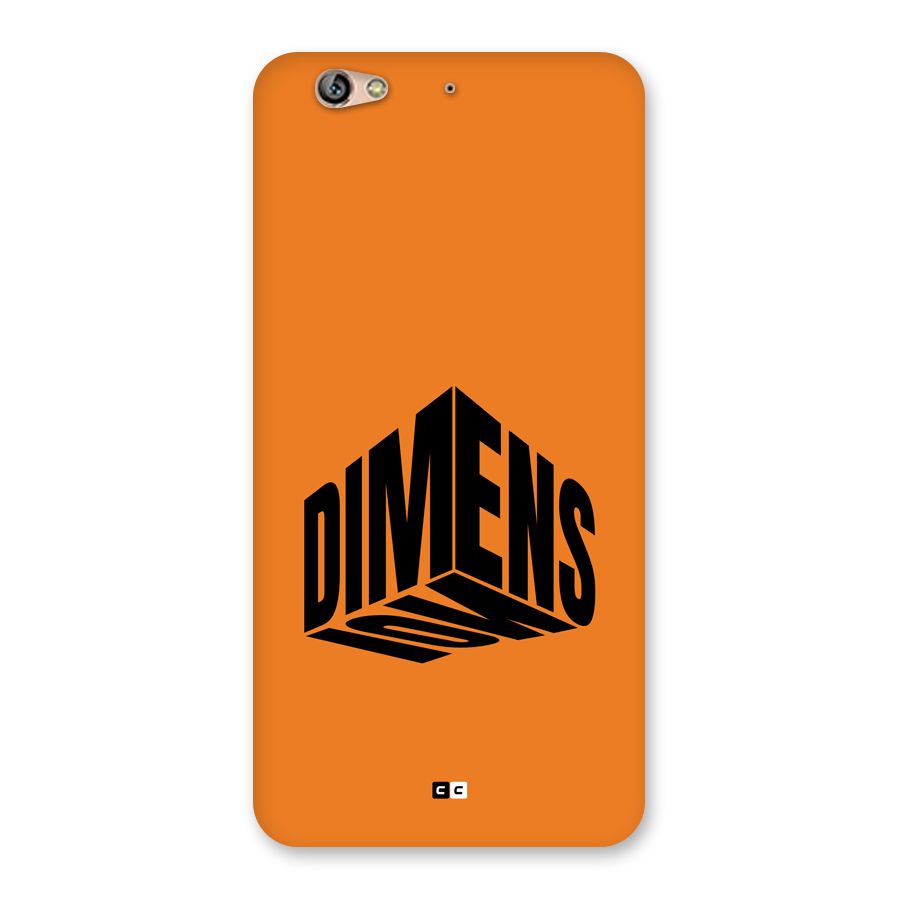 Dimension Typography Back Case for Gionee S6