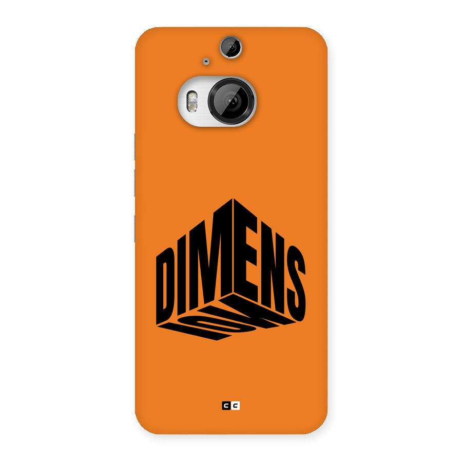 Dimension Typography Back Case for HTC One M9 Plus