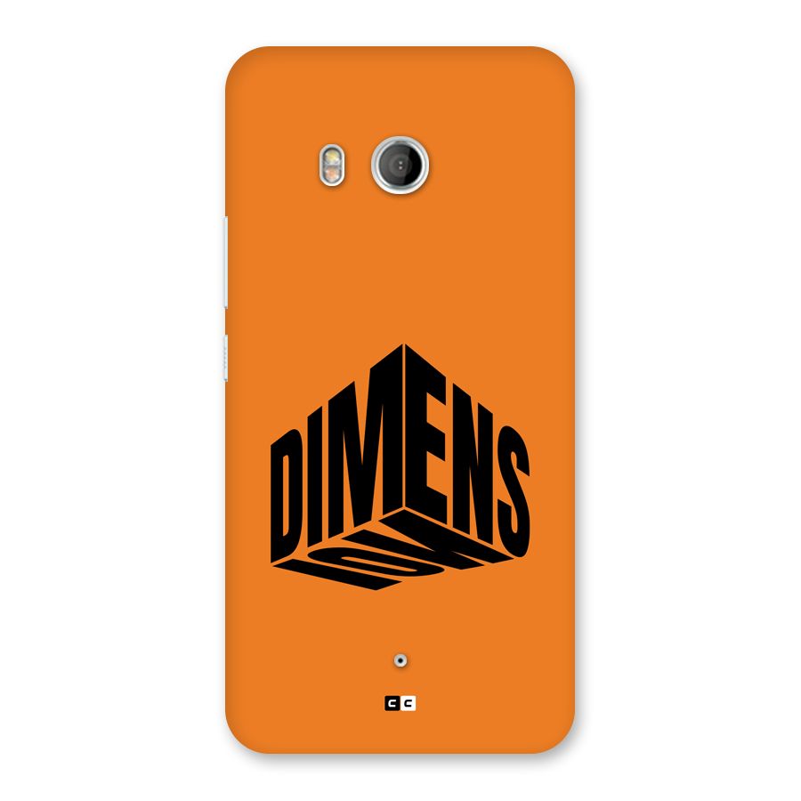 Dimension Typography Back Case for HTC U11