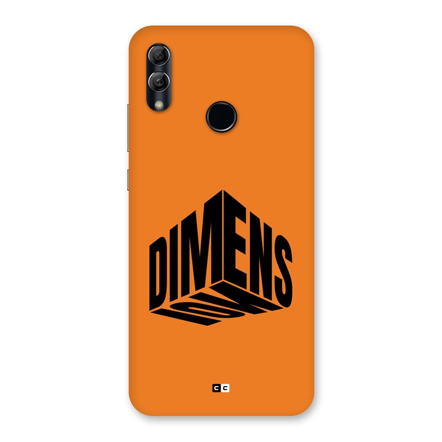 Dimension Typography Back Case for Honor 10 Lite