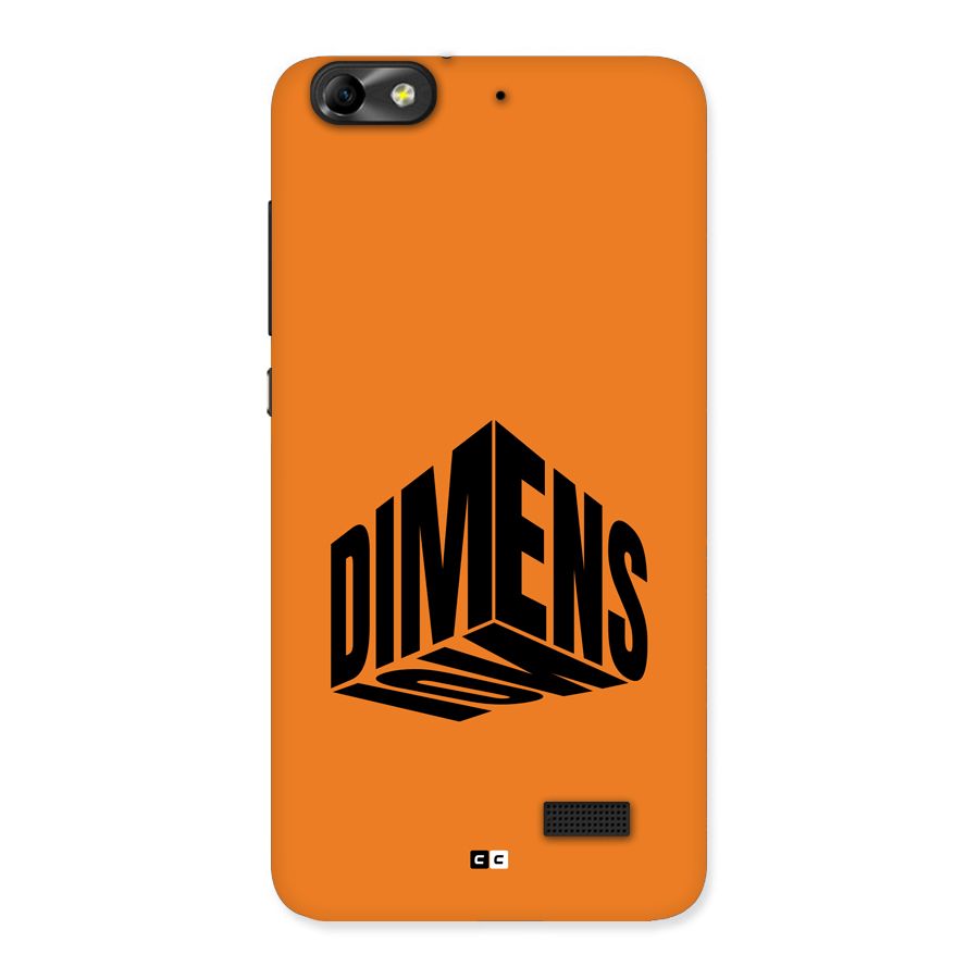Dimension Typography Back Case for Honor 4C