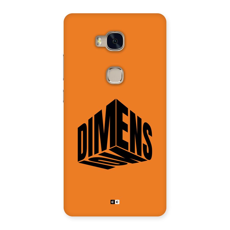 Dimension Typography Back Case for Honor 5X