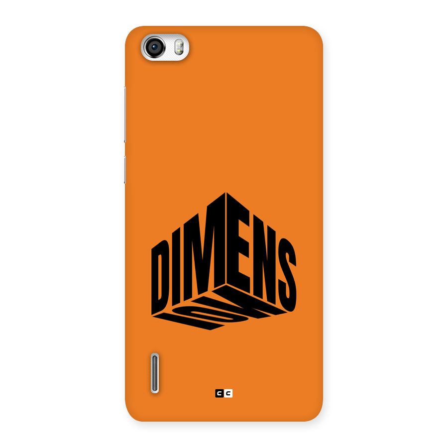 Dimension Typography Back Case for Honor 6