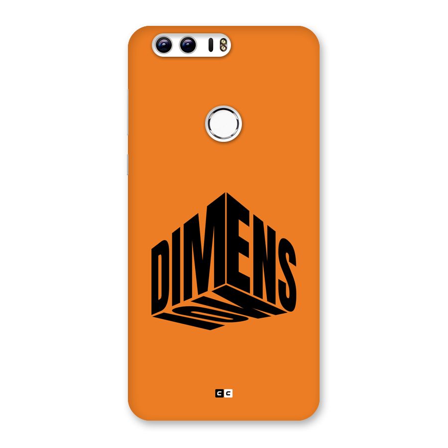 Dimension Typography Back Case for Honor 8