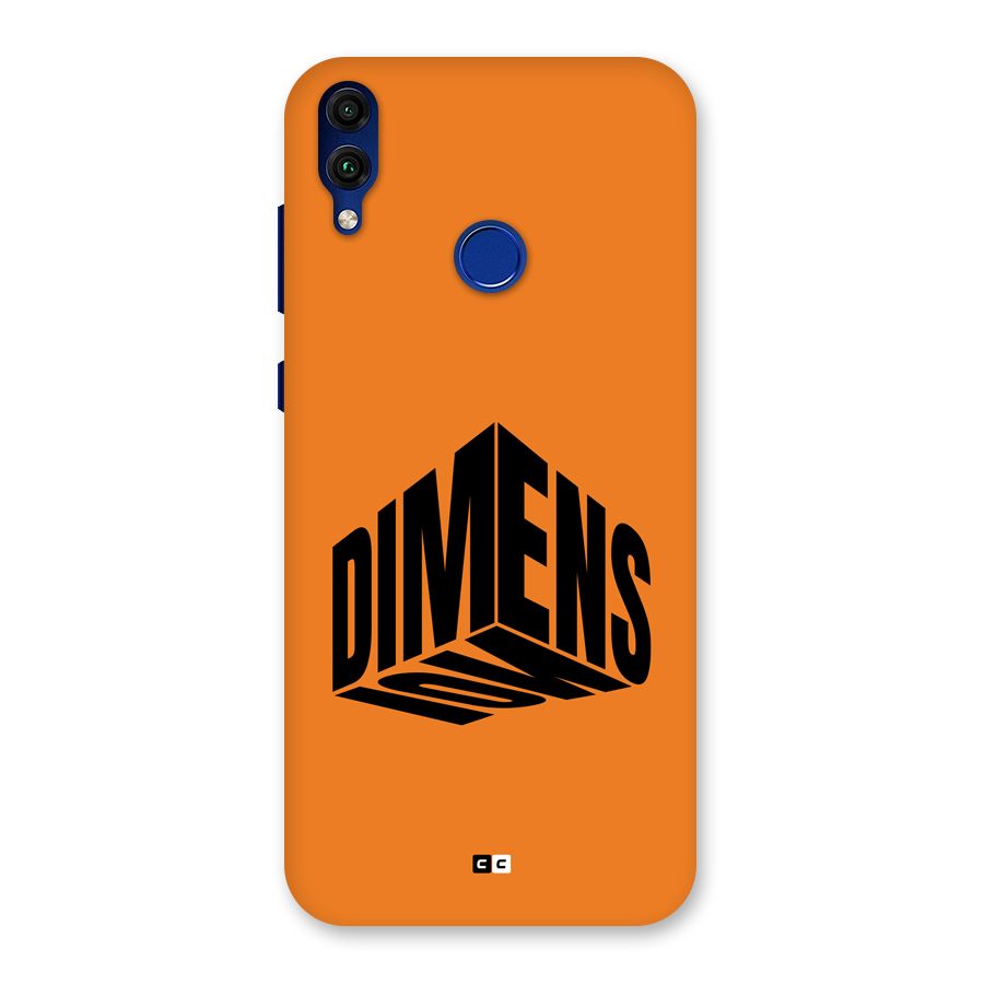 Dimension Typography Back Case for Honor 8C