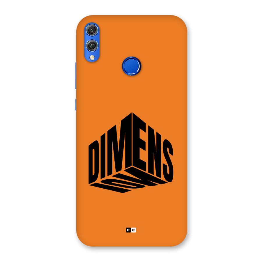 Dimension Typography Back Case for Honor 8X
