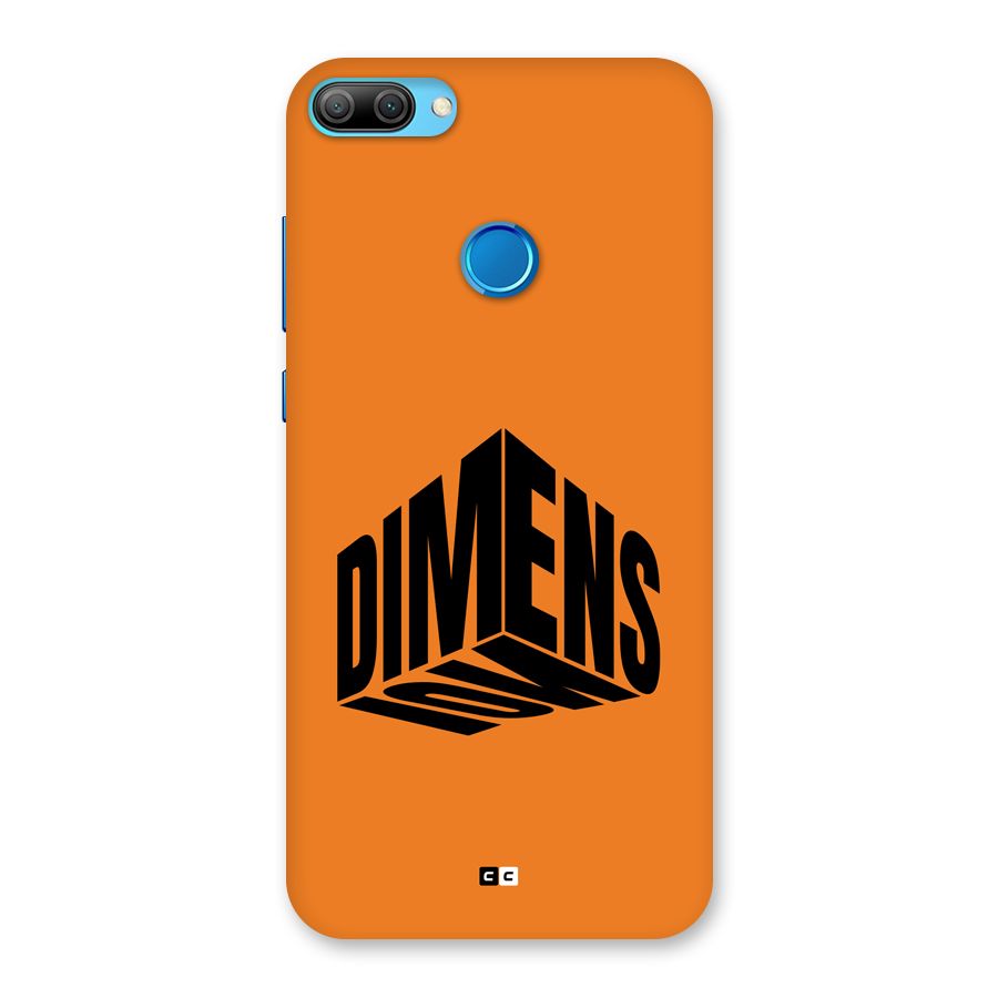 Dimension Typography Back Case for Honor 9N