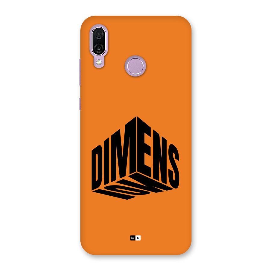 Dimension Typography Back Case for Honor Play