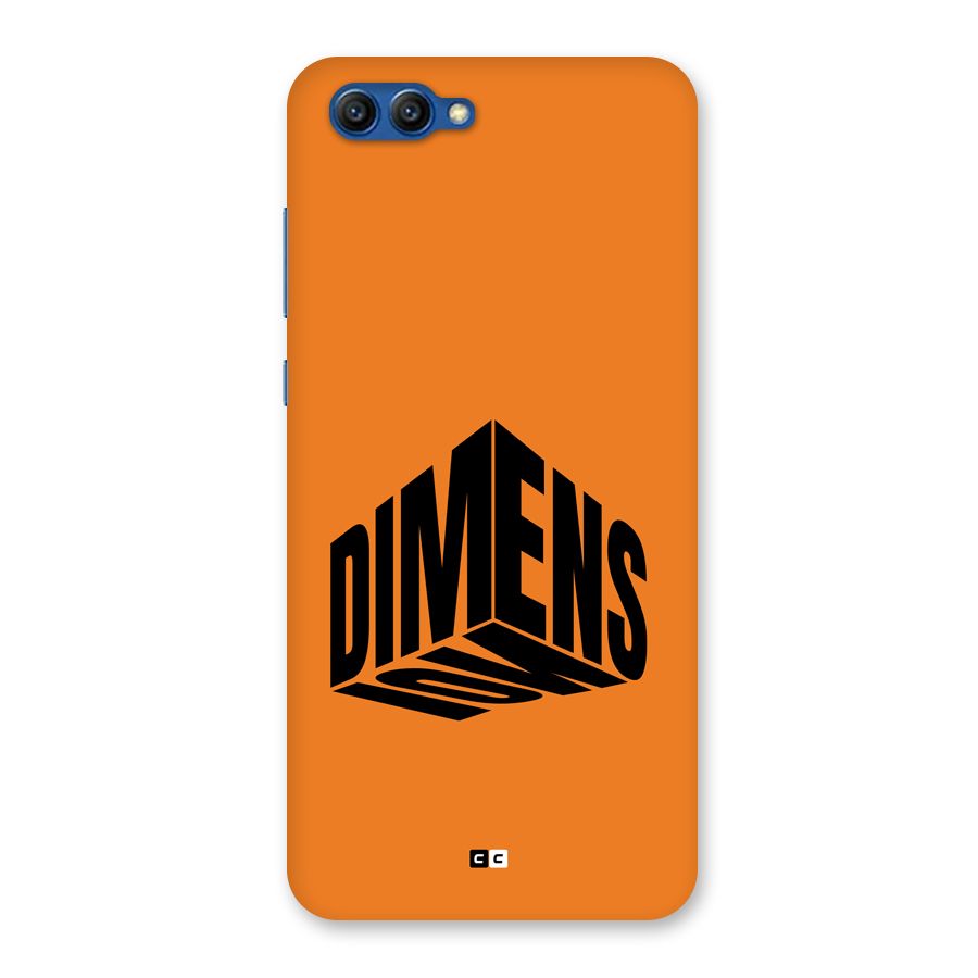 Dimension Typography Back Case for Honor View 10