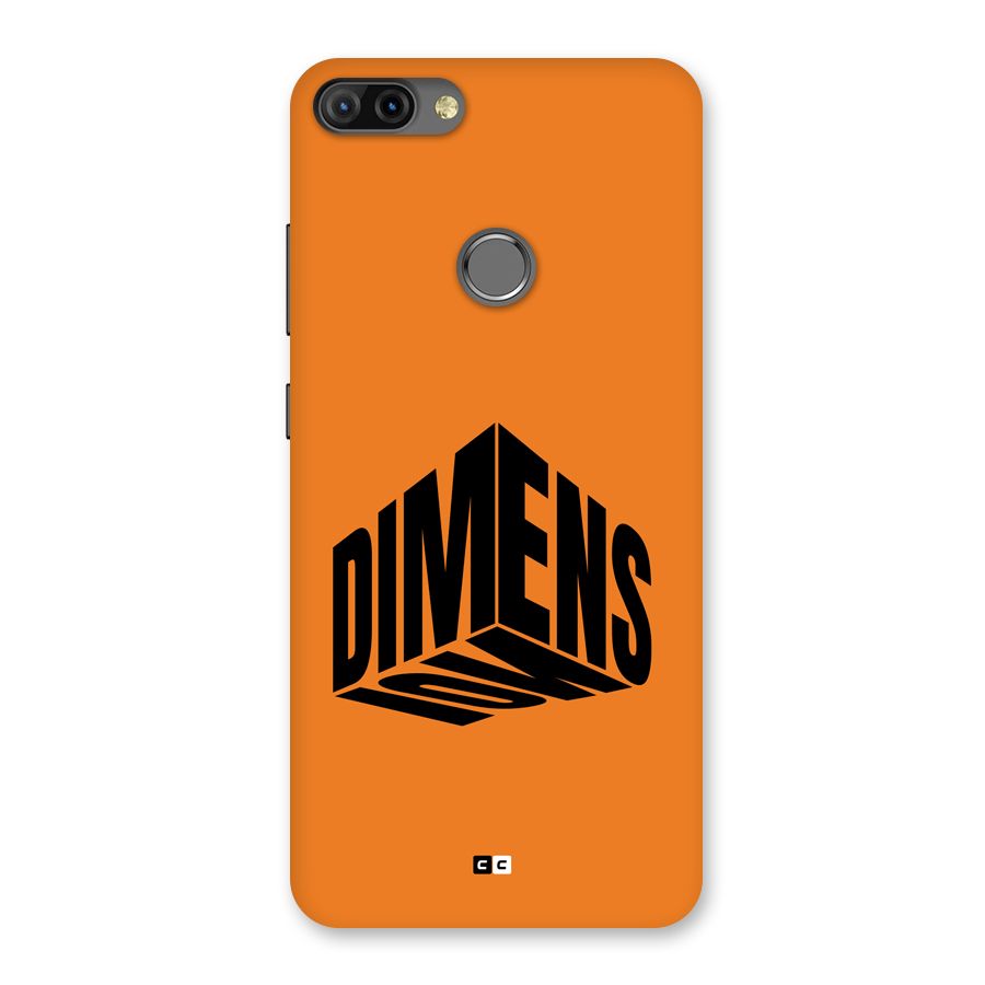 Dimension Typography Back Case for Infinix Hot 6 Pro