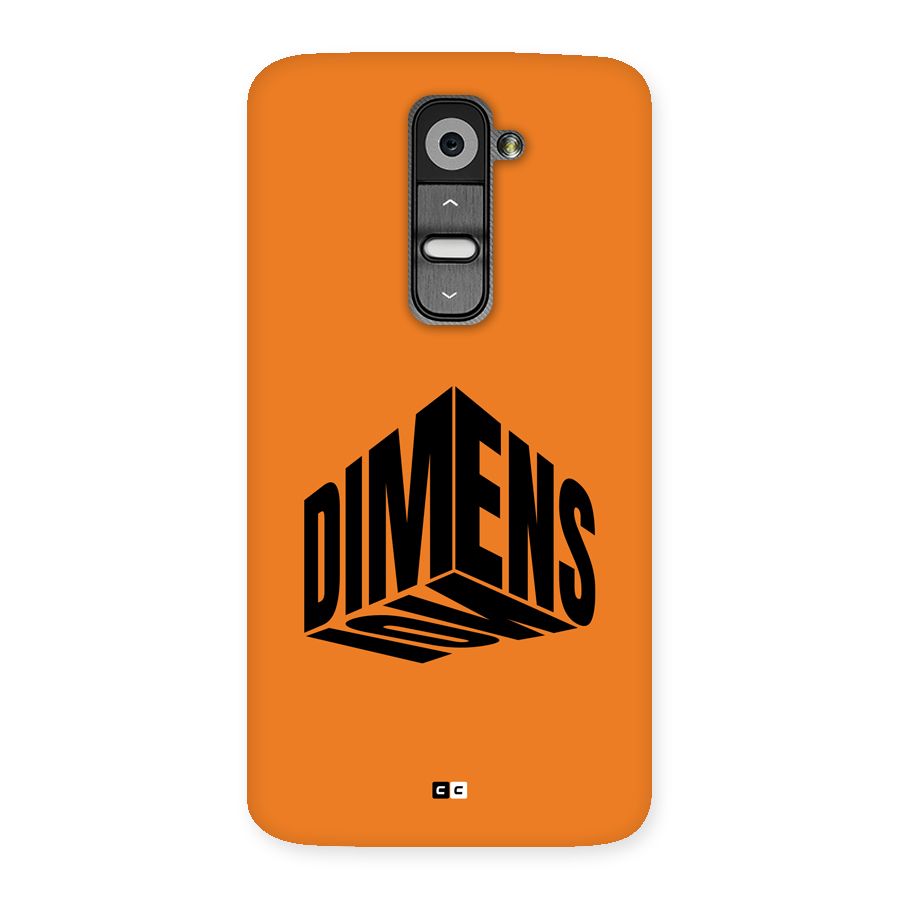 Dimension Typography Back Case for LG G2